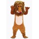 Brown Cute Lion Mascot Costume on Clearance