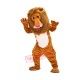 Brown Cute Lion Mascot Costume on Clearance