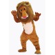 Brown Cute Lion Mascot Costume on Clearance