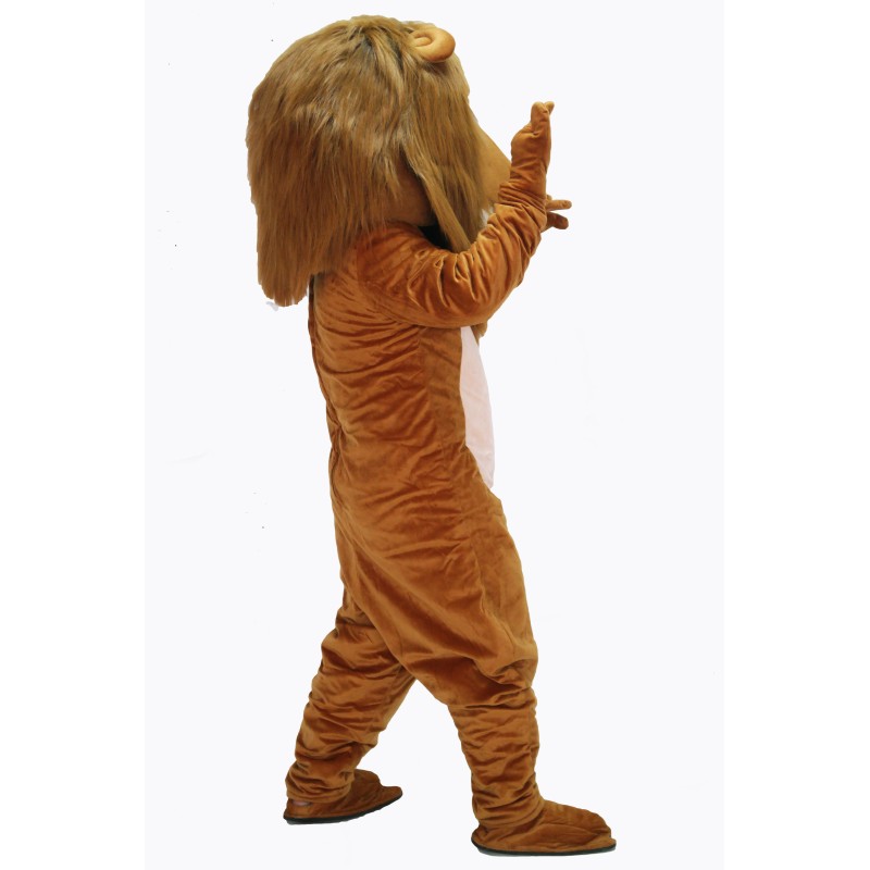 Brown Cute Lion Mascot Costume on Clearance