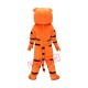 Cute Orange Tiger Mascot Costume on Clearance
