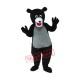 Cute Black Bear Gray Belly Mascot Adult Costume Cute Black Bear Gray Belly Mascot Adult Costume