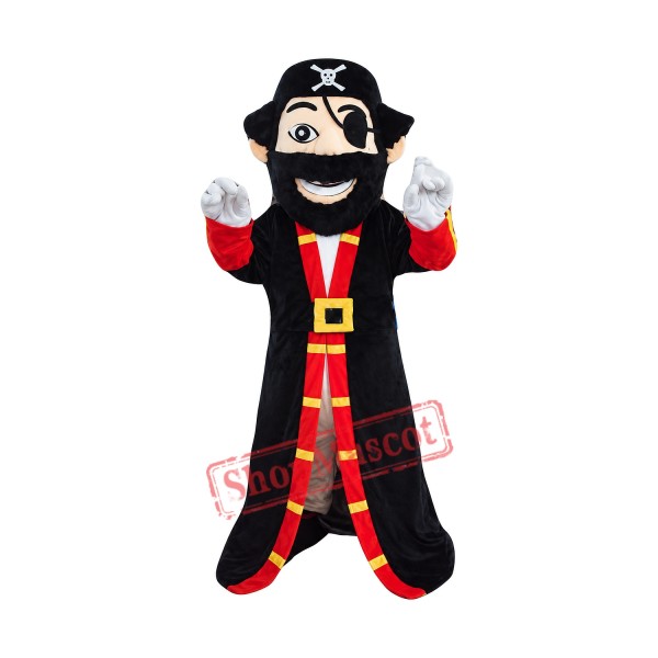 Beard Pirate Captain Mascot Costume Free Shipping