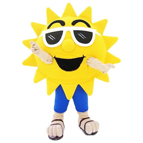 Sunglasses Sun Beach Sunshire Mascot Costume Free Shipping