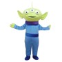 Extraterrestrial Alien Three Eyes Demon Mascot Costume Free Shipping