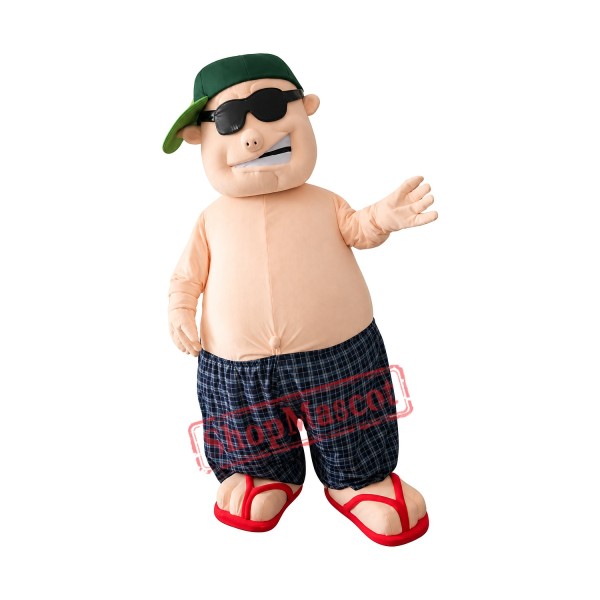 Badass Bad Man Cartoon Baddie Mascot Costume Free Shipping Badass Bad Man Cartoon Baddie Mascot Costume Free Shipping