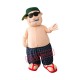 Badass Bad Man Cartoon Baddie Mascot Costume Free Shipping Badass Bad Man Cartoon Baddie Mascot Costume Free Shipping