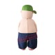 Badass Bad Man Cartoon Baddie Mascot Costume Free Shipping Badass Bad Man Cartoon Baddie Mascot Costume Free Shipping