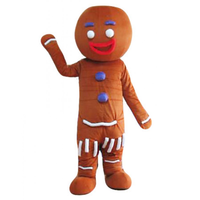 Brown Doll Cookie Mascot Costume Free Shipping