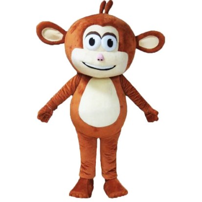 Brown Monkey Mascot Costume Free Shipping