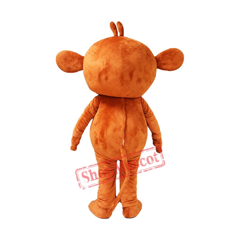Brown Monkey Mascot Costume Free Shipping Brown Monkey Mascot Costume Free Shipping