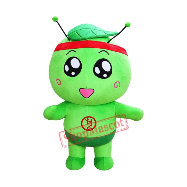 Cartoon Character Green Leaf Mascot Costume Free Shipping