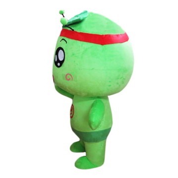 Cartoon Character Green Leaf Mascot Costume Free Shipping