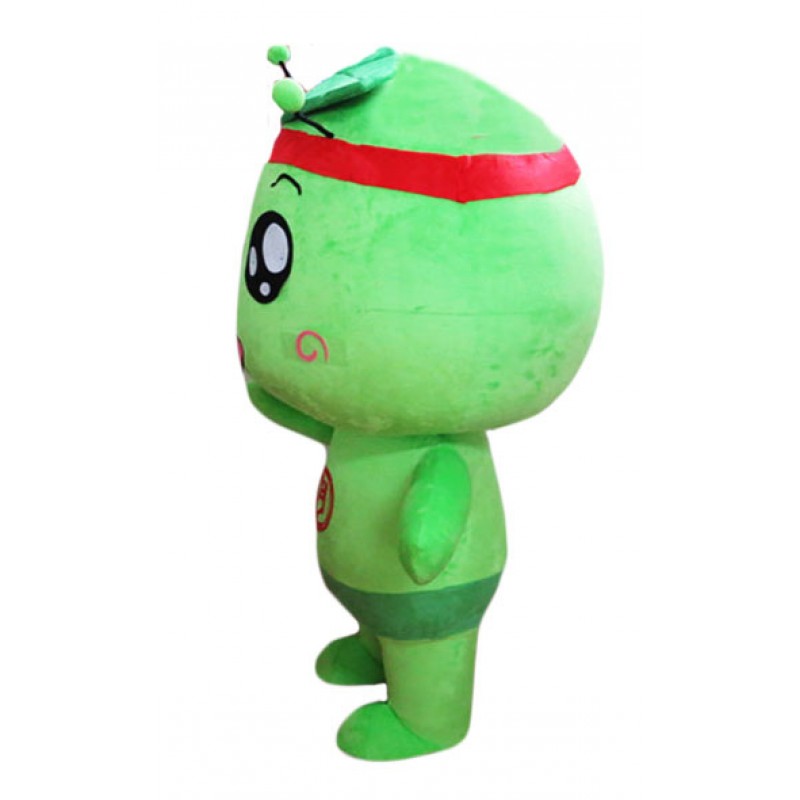 Cartoon Character Green Leaf Mascot Costume Free Shipping
