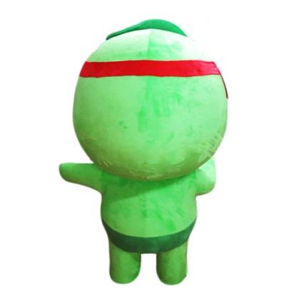 Cartoon Character Green Leaf Mascot Costume Free Shipping