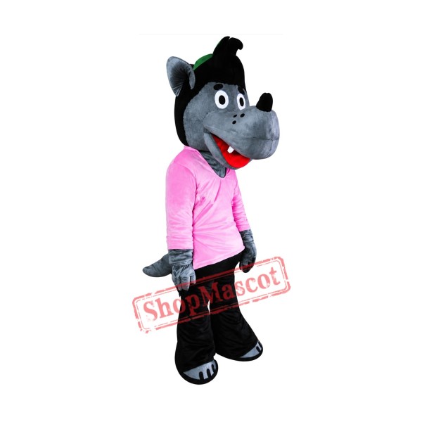 Cartoon Wolf Mascot Costume Free Shipping 2 Colors