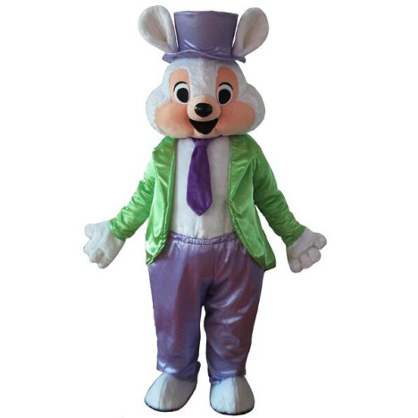 Easter Bunny Rabbit Mascot Costume Free Shipping