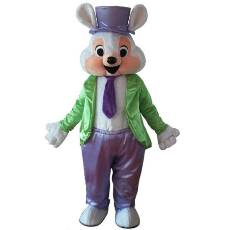 Easter Bunny Rabbit Mascot Costume Free Shipping