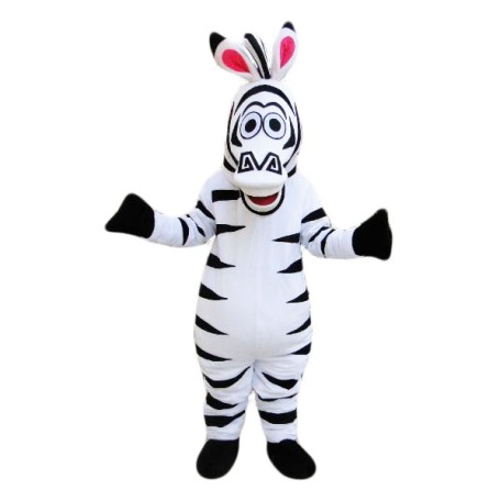 Cute Zebra Horse Mascot Costume Free Shipping