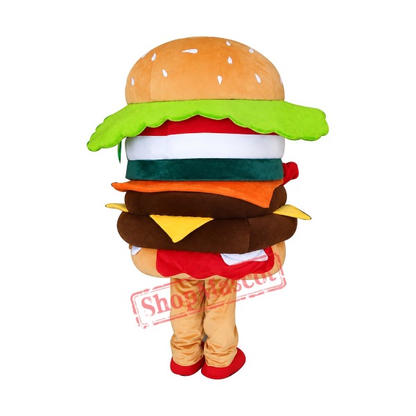 Hamburger Mascot Costume Advertising Restaurant Costume Hamburger Mascot Costume Advertising Restaurant Costume
