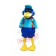 Cute Blue Duck Mascot Costume