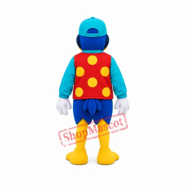 Cute Blue Duck Mascot Costume Cute Blue Duck Mascot Costume