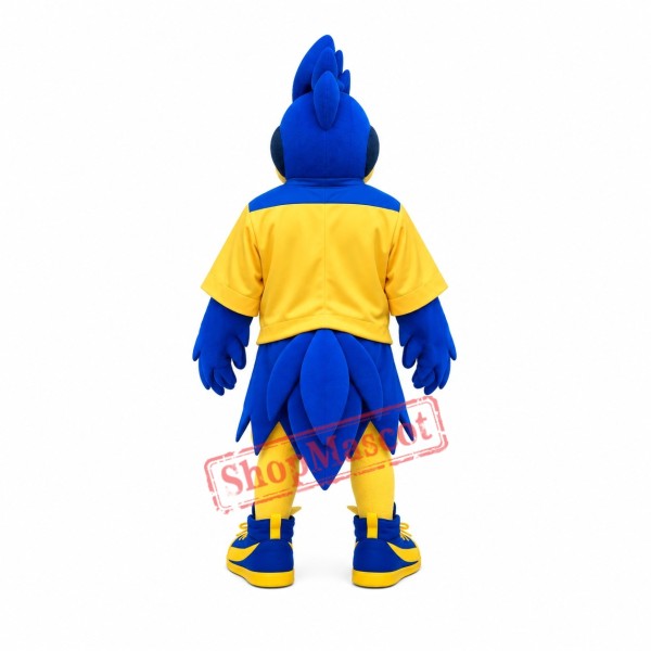Motion Blue Rooster Big Bird Mascot Costume Motion Blue Rooster Big Bird Mascot Costume
