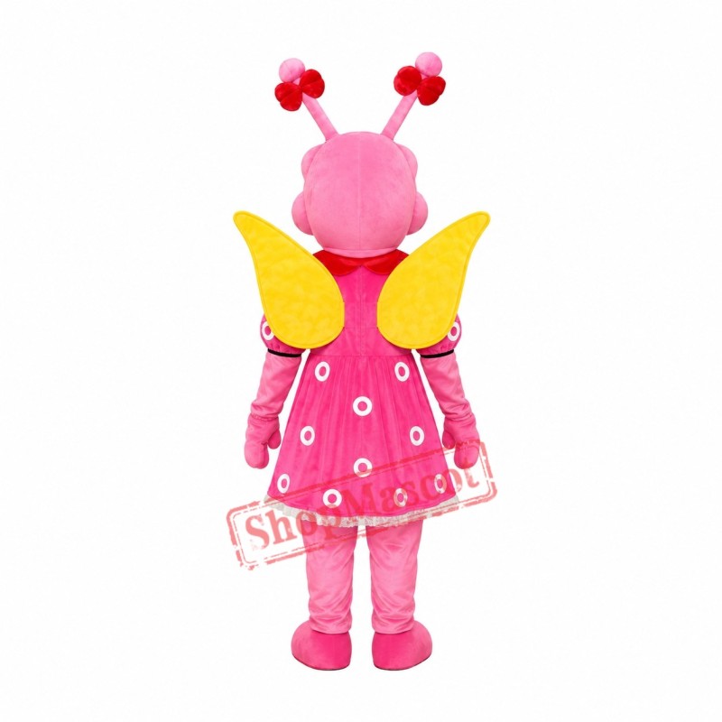 Pink Lady Fenfendu Bee Mascot Costume