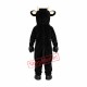 Black Furry Bull Mascot Costume Black Furry Bull Mascot Costume