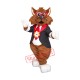 Gentle Georgia Glasses Cat Mascot Costume