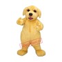 Cute  Beige Puppy Dog Mascot Costume