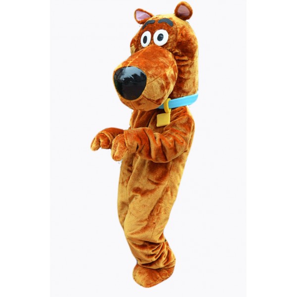 Cute  Brown Scooby Doo Dog Mascot Costume