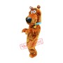 Cute  Brown Scooby Doo Dog Mascot Costume