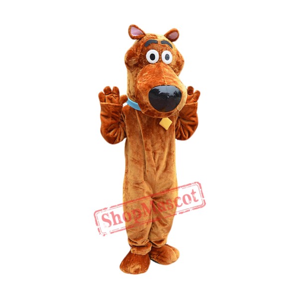 Cute Brown Scooby Doo Dog Mascot Costume Cute Brown Scooby Doo Dog Mascot Costume