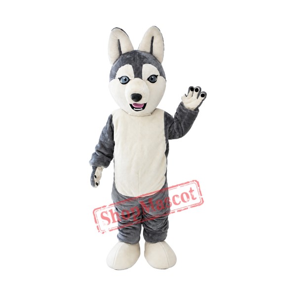 Animal Costume Dog Siberian Husky Mascot Costume for Adult