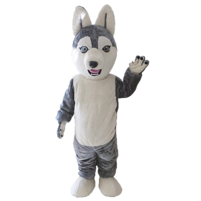 Animal Costume Dog Siberian Husky Mascot Costume for Adult