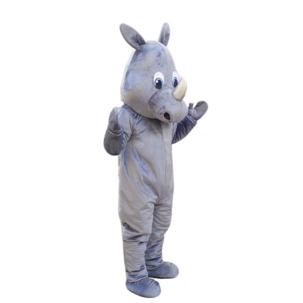 Cute Animal Gray Hippo Mascot Costume for Adult Free Shipping