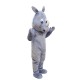Cute Animal Gray Hippo Mascot Costume for Adult Free Shipping