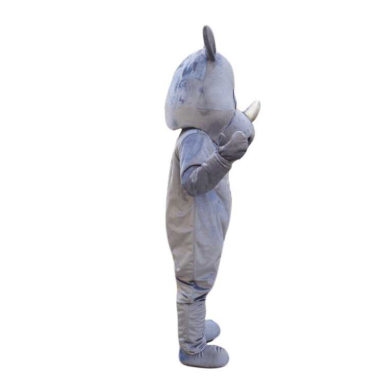Cute Animal Gray Hippo Mascot Costume for Adult Free Shipping