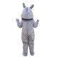 Cute Animal Gray Hippo Mascot Costume for Adult Free Shipping