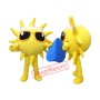Glasses Sun Mascot Costume Sunshine Costume for Adult Free Shipping