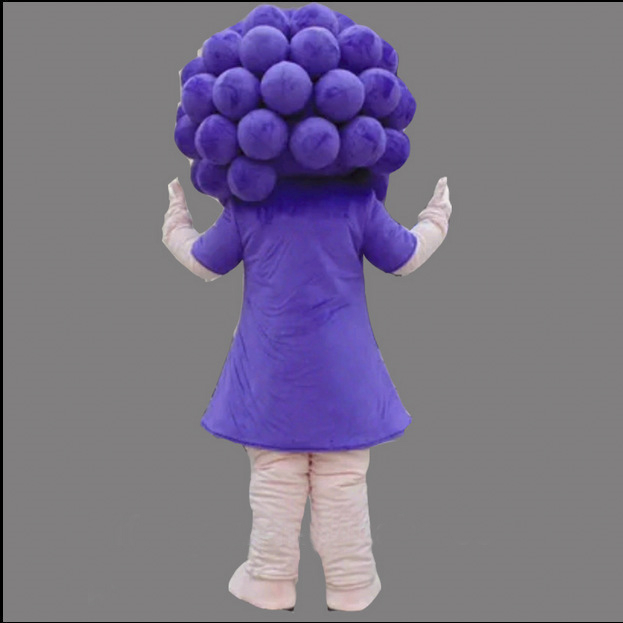 Purple Grape Mascot Costume Vegetable Costume for Adult