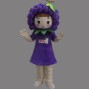 Purple Grape Mascot Costume Vegetable Costume for Adult