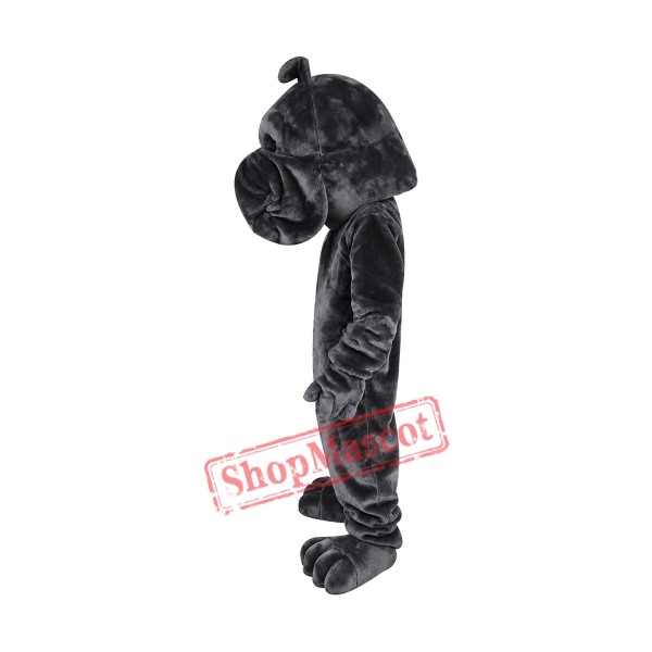 Black SharPei Mascot Costume Dog Costume for Adult