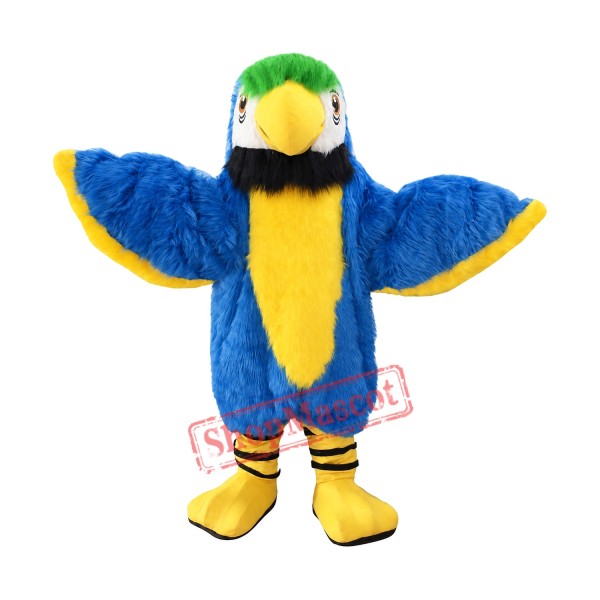 Blue Cute Parrot Mascot Costume Bird Costume for Adult