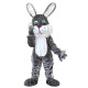 White Beard Black Rabbit Mascot Costume Easter Costume for Adult