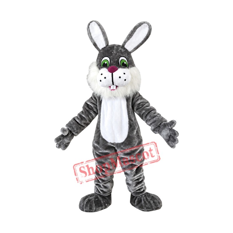 White Beard Black Rabbit Mascot Costume Easter Costume for Adult White Beard Black Rabbit Mascot Costume Easter Costume for Adult