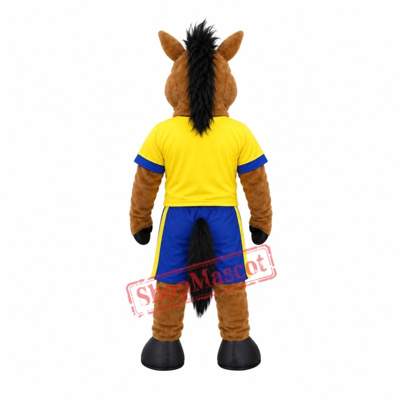 Football Team Broncho Mascot Costume Sport Horse Mascot Costume Football Team Broncho Mascot Costume Sport Horse Mascot Costume