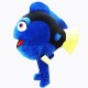 Beautiful Blue Fish Mascot Costume Free Shipping