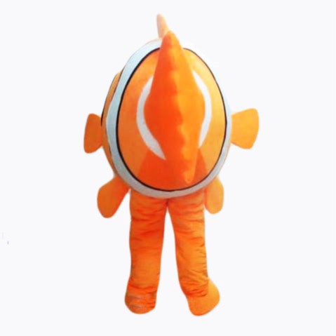 Beautiful Gold Fish Mascot Costume Free Shipping